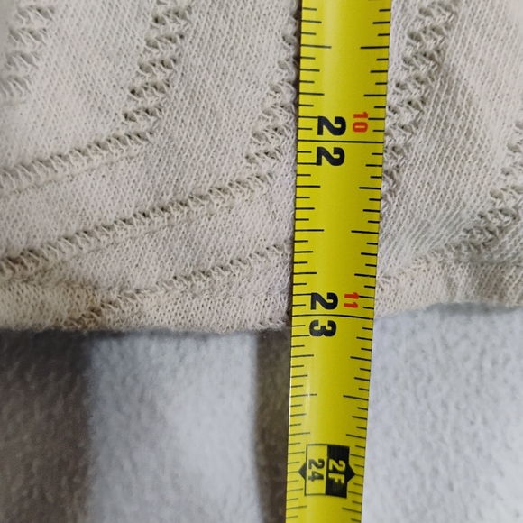 Worthington Cream Chevron Peplum Blouse - Picture 6 of 6